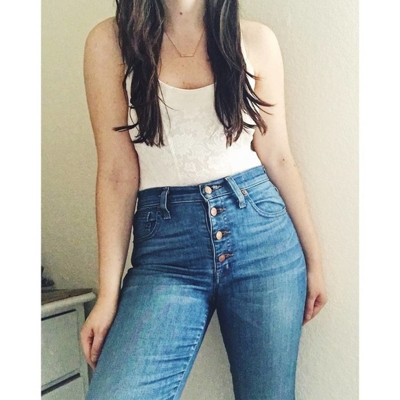 Vintage Subtle Print Scoop Neck Tank - Picture 5 of 7